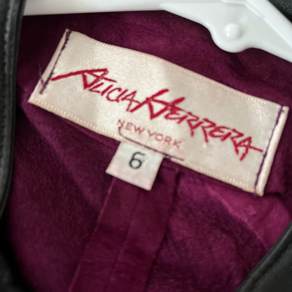 VTG Leather/Suede Designer Coat SO COOL!!! - Picture 5 of 13